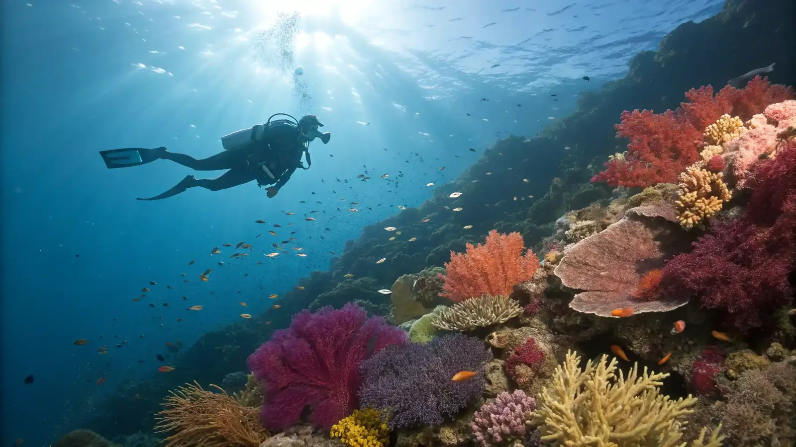 Diving in Bunaken